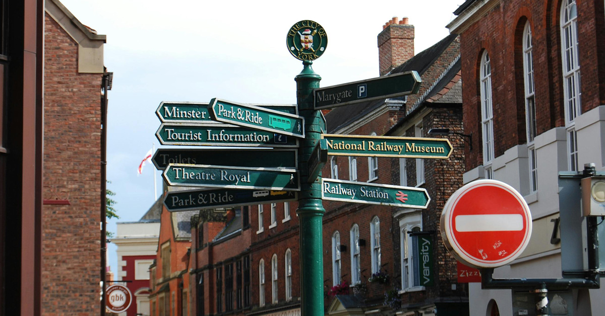 Complex street signs